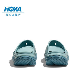 HOKA ONE ONE男女鞋奥拉舒缓拖鞋3 ORA Recovery Slide 3轻盈舒适 云雾蓝/石蓝色 37.5/230mm