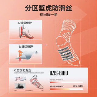 有志者（UZIS）篮球袜男加厚防滑专业实战长筒精英袜大Z系列1.2PRO