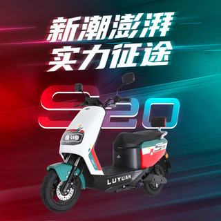 绿源（Luyuan）超长续航电动摩托车 72V23A石墨烯电池 NFC解锁   S20 灰