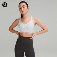 lululemon 丨Free to Be Serene 女士运动内衣 LW2DJ6A 灰白色/丝绒粉 S