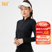 361° 瑜伽服女长袖运动上衣春秋普拉提训练T恤跑步速干运动健身服