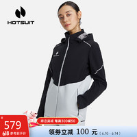 HOTSUIT后秀暴汗服女款运动发汗衣休闲跑步连帽健身上衣