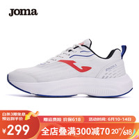 JOMA 运动鞋男女轻便透气减震跑步鞋春秋款碳板跑鞋 情侣鞋子男鞋女鞋 白红 男/39