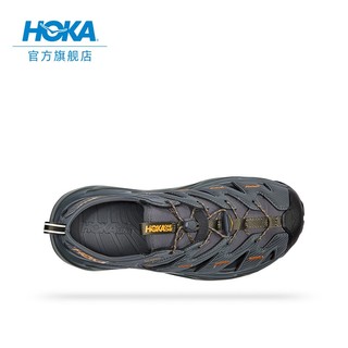 HOKA ONE ONE男女霍帕拉春夏露营徒步溯溪凉鞋Hopara缓震防滑新款 城堡灰/百里香-男 41/260mm