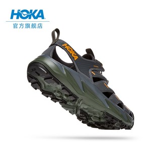 HOKA ONE ONE男女霍帕拉春夏露营徒步溯溪凉鞋Hopara缓震防滑新款 城堡灰/百里香-男 41/260mm