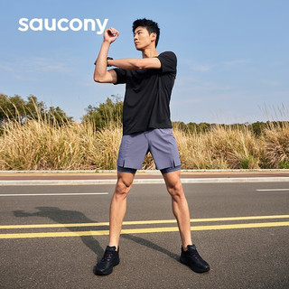 Saucony索康尼Kinvara菁华14男跑鞋夏季轻量透气旗舰运动鞋子 黑12 40