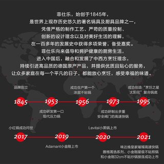 德国菲仕乐进口瓷瑞舒适不粘煎锅加深防滑防烫陶瓷不粘家用平底锅