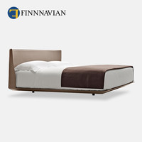 芬·纳维亚 FINNNAVIAN「2023新品」 芬纳维亚轻奢主卧双人床高靠背Litos现代简约大平层