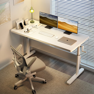 升降桌家用电脑桌台式办公桌子简约现代卧室书桌学生学习桌工作台