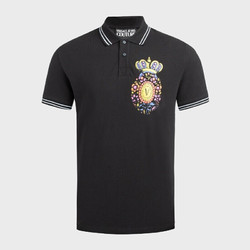 VERSACE JEANS COUTURE 男士印花POLO衫 00003470662