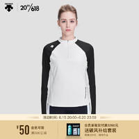 DESCENTE迪桑特 WOMENS TRAINING系列 女子 长袖针织衫D3132TTL30 WT-白色 S(160/80A)