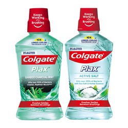 Colgate 高露洁 进口护龈清洁盐白漱口水500ml*2减少细菌预防蛀牙清新口气
