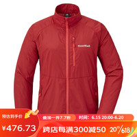 mont·bell户外风衣女款春夏轻便速干防风徒步登山上衣外套 1103325 RD红色 S