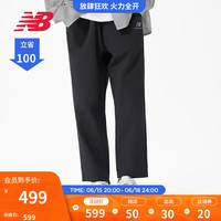 new balance NB官方23新款男款春夏百搭舒适透气运动休闲长裤 BK AMP32359 S
