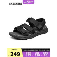 SKECHERS 斯凯奇 沙滩鞋凉鞋210258 BBK全黑色 41