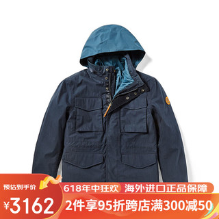 Timberland男装冲锋衣防水三合一可拆卸棉服A2EYQ A2EYQ433/深宝蓝 M