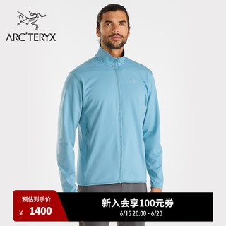 ARC'TERYX 始祖鸟 ARC’TERYX始祖鸟 KYANITE LIGHTWEIGHT  保暖 男子 抓绒衫 Solace/竹月蓝 M