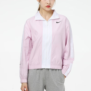 耐克（NIKE）外套女 2023夏季新款运动休闲服时尚立领开衫梭织防风宽松夹克 CZ8801-695/时尚拼接/晒图退5 L