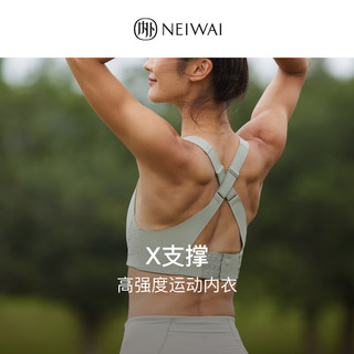 NEIWAI ACTIVE X支撑高强度运动内衣稳固舒适透气吸湿排汗女跑步 墨蓝色 XXL