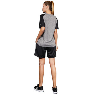 艾伦伯顿（Alen Botun）运动t恤女夏季薄款宽松速干透气套装健身上衣大码瑜伽短袖跑步服 女神-时尚T恤 2XL