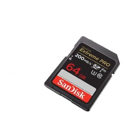 SanDisk 闪迪 SD卡4K高清内存卡单反相机专用闪存卡高速连拍存储卡64G 200M/s