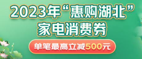 单笔至高优惠500元！“惠购湖北”消费券，每日上午10点限量开抢~