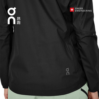 On昂跑2023新品女款新一代防水防风套头夹克Waterproof Anorak Black 黑色 XS