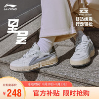 LI-NING 李宁 里程经典休闲鞋女鞋2023回弹减震柔软轻量运动鞋AGCT136