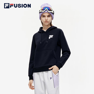 FILA FUSIONFILA FUSION斐乐潮牌女子连帽卫衣时尚运动休闲上衣套头衫