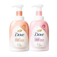 Dove 多芬 绵密沐浴泡泡套装 (樱花甜香400ml+白桃果香400ml)