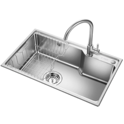 OULIN 欧琳 WG72450  厨房水槽 配CFX001不锈钢水龙头