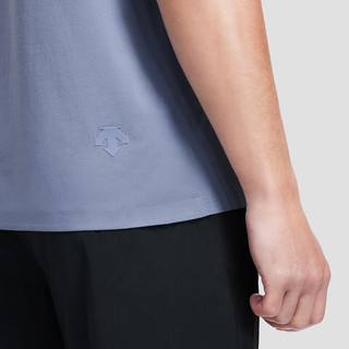 DESCENTE迪桑特 DUALIS系列 男子 短袖针织衫 D3231DTS83 DB-DB M(170/92A)
