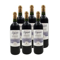 88VIP：拉菲古堡 传奇 AOC 波尔多 干红葡萄酒 750ml*6瓶 整箱装