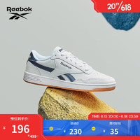 Reebok 锐步 官方板鞋男鞋女鞋小白鞋TECHQUE T复古百搭CN3196 CN3196-藏青色 中国码:37.5(24cm),US:6