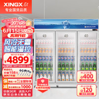 星星（XINGX）风冷无霜展示柜冷藏保鲜柜饮料水果蔬菜商店便利店陈列柜 风冷展示柜LGC-1500WDE