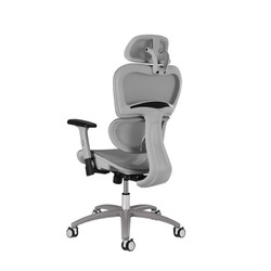 DBL 达宝利 S10 人体工学网布椅 浅灰色
