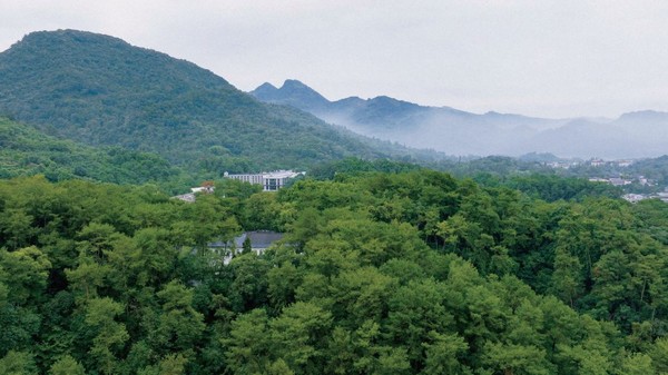 新补货：金庸住过的国宾馆！拥有44万平原始森林！峨眉山红珠山宾馆 5号楼湖景大床间1晚套餐（含双早+双人森林温泉+峨眉站接送等）