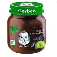 88VIP：Gerber 嘉宝 婴幼儿辅食苹果西梅泥 2段 130g