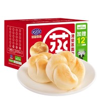 88VIP：Kong WENG 港荣 蒸面包淡奶味900g整箱营养早餐糕点代餐送礼盒