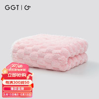 GGT日本伴竹毛巾成人洗脸巾男女士通用吸水儿童加厚款不掉毛速干毛巾 樱若色