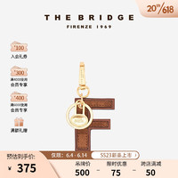 THE BRIDGE/桥牌 手工牛皮钥匙男女挂件收纳摆件钥匙圈 F字母