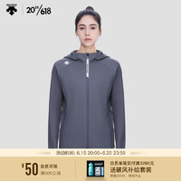 DESCENTE 迪桑特 WOMENS TRAINING系列女子针织运动上衣D3132TFT34 PP-紫色 M(165/84A)