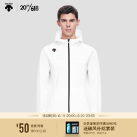 DESCENTE 迪桑特 TRAINING系列 男子 梭织上衣 D3231TWB54 WT-白色 M(170/92A)