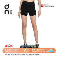 On 昂跑 2023春夏新品女款轻量舒适竞速紧身短裤Race Tights Black/Shadow 黑色/深灰 S