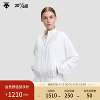 DESCENTE 迪桑特 WOMENS TRAINING系列 女子梭织上衣 D2332TJK30 白色-WT XL