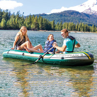 百亿补贴：INTEX 68347海鹰号双人充气船组气垫船套装加厚皮划艇钓鱼船游玩橡皮艇