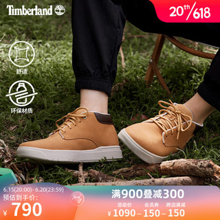 Timberland 官方男鞋中帮休闲鞋舒适皮革A5S4Z A5S4ZW/小麦色 41