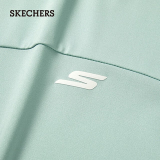 SKECHERS斯凯奇速干2023春季女子百搭舒适圆领T恤衫透气运动短袖 港灰色/01P9 M