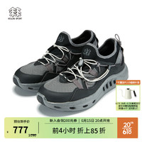 KOLON SPORT/可隆乐透露营鞋 男女同款户外CAMPING系列中性休闲溯溪鞋 LUFC3MT011-CC 炭黑 250 (欧码40)