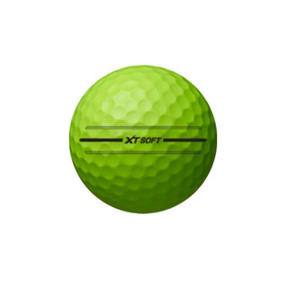 VOLVIK高尔夫彩球XTSOFT三层光面12粒golf定制职业比赛球礼物用品 绿色